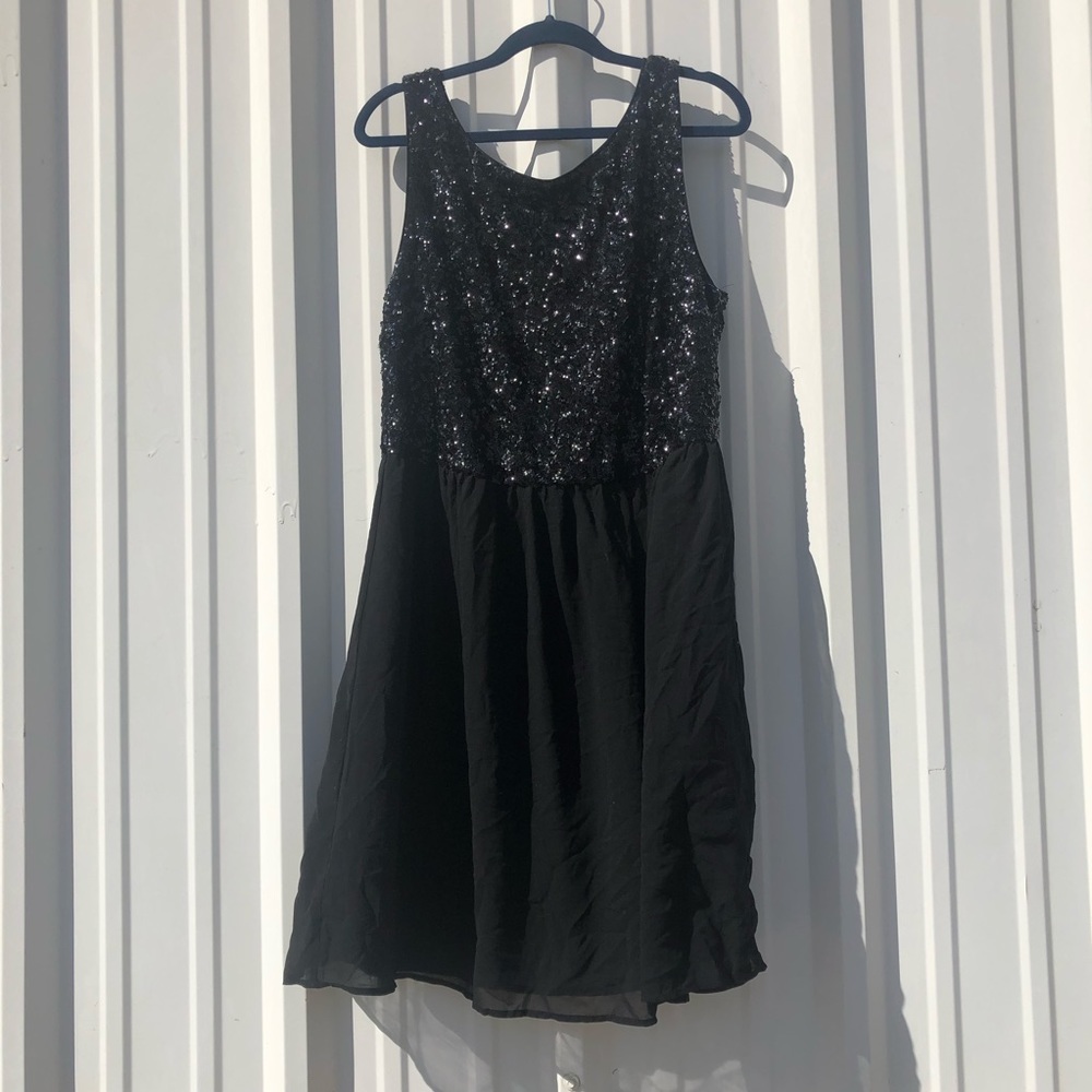 Sequined Bodice Dress